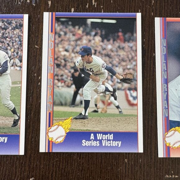 Nolan Ryan 12 Card Lot NM With Pacific Bloody Lip Real Gamer #92 & 1984 Topps - Picture 12 of 13